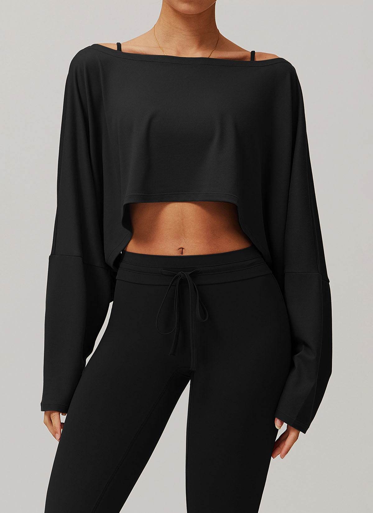 Long Sleeve Crop Top T-Shirts