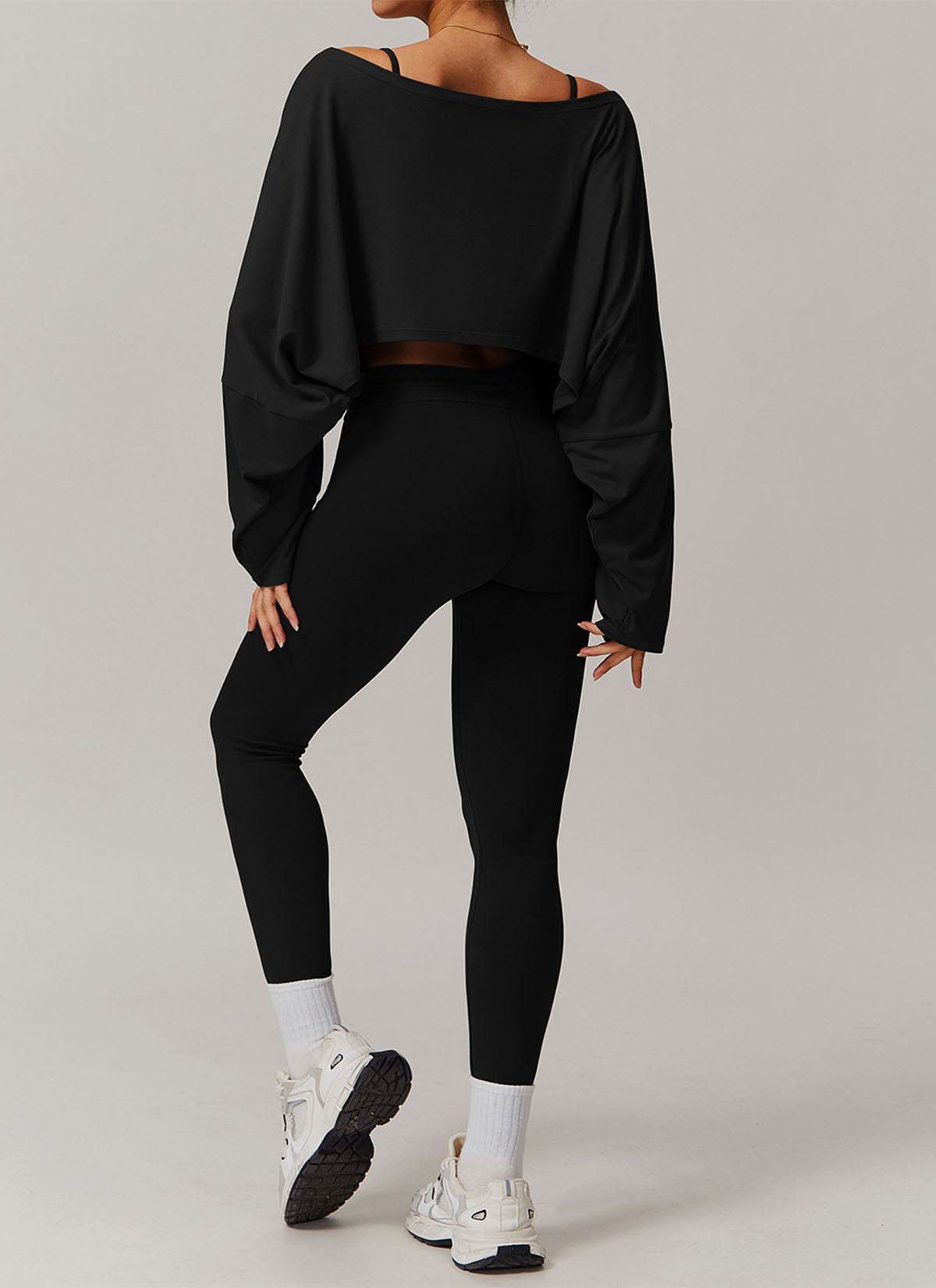 Sports Sets with Long Sleeve T-Shirts and Leggings