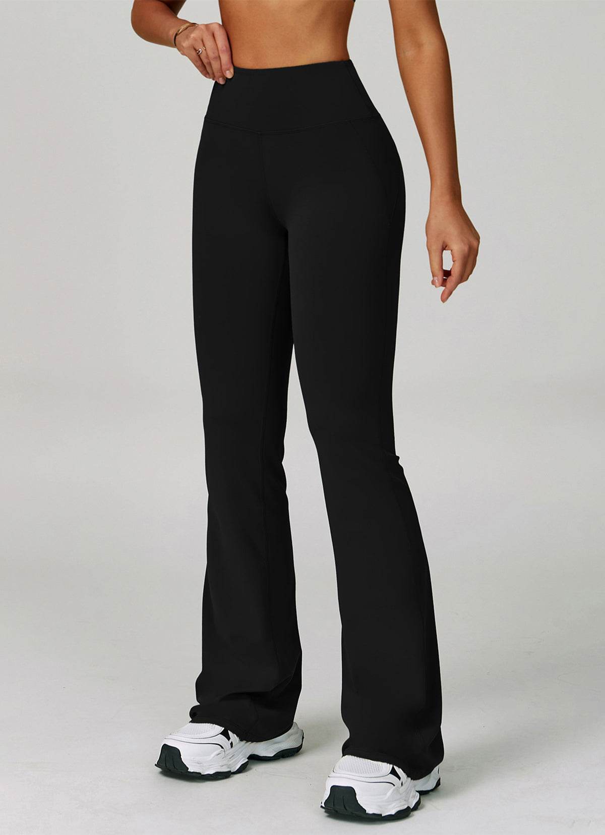 High Waist Tummy Control Running Flared Pant