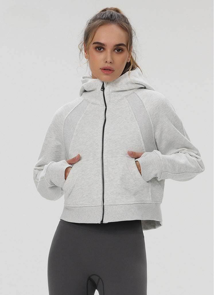 Yoga Long Sleeve Hooded Jacket