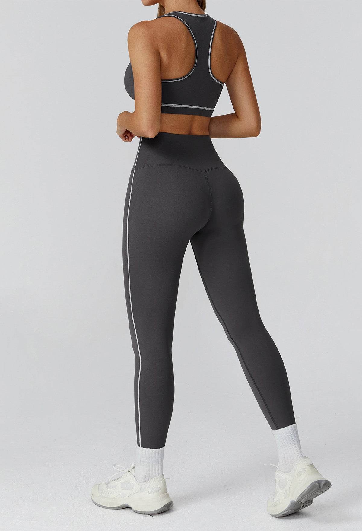 Athletic Wear with Racerback Sports Bra and Legging