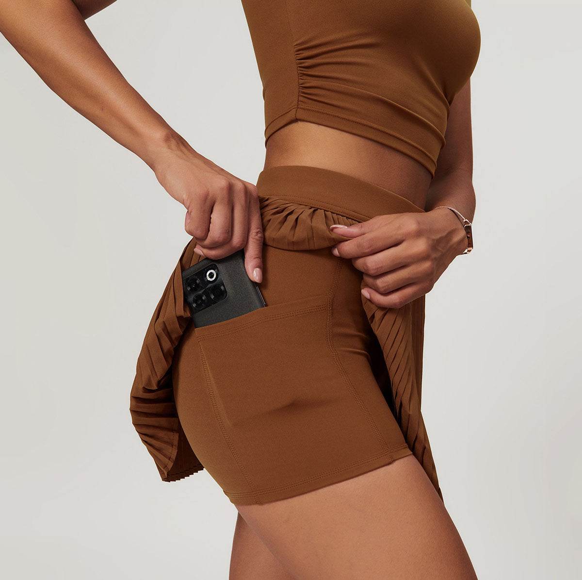 Tennis Accordion Pleated Skirt