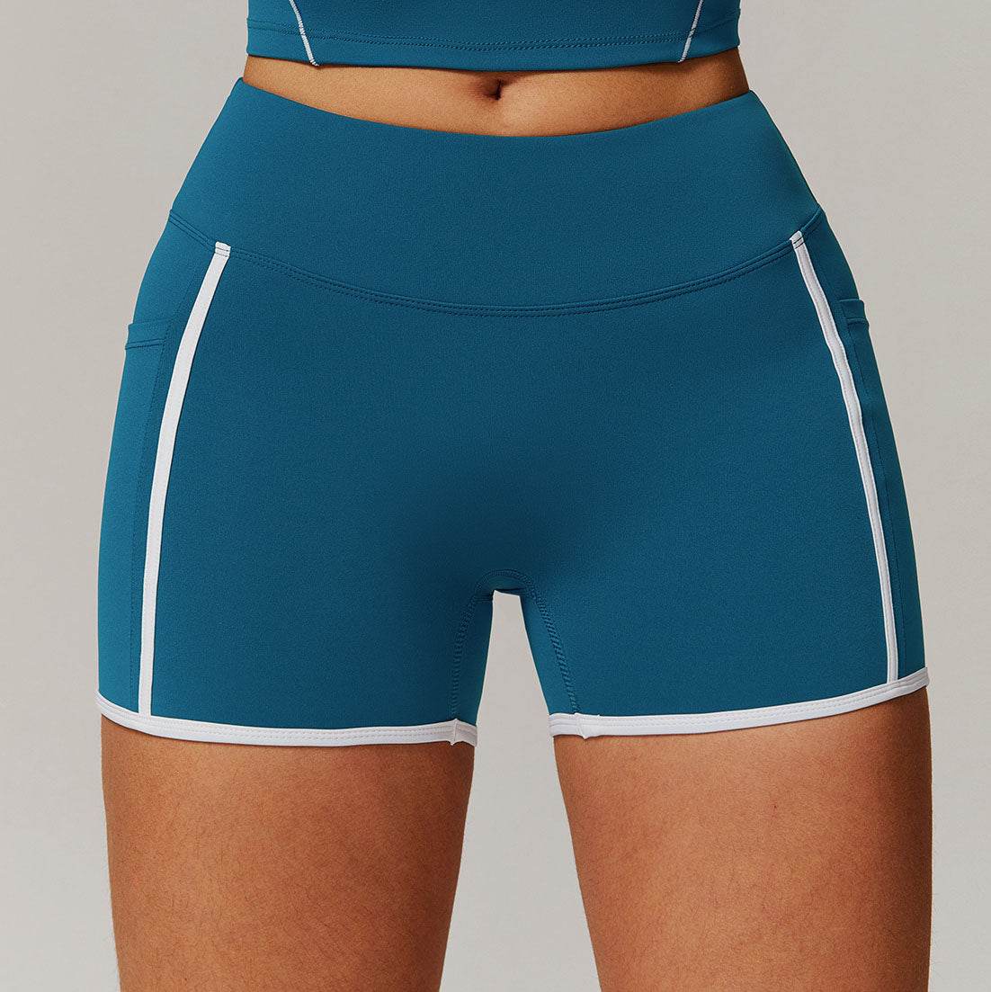High Waist Stretch Fitness Shorts