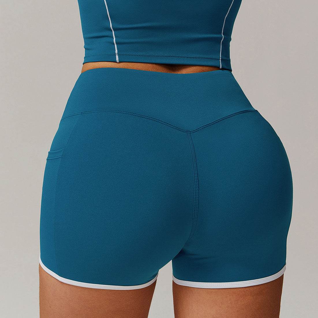 High Waist Stretch Fitness Shorts