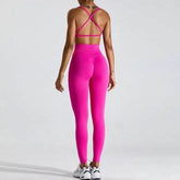 Seamless Sports Bra with Adjustable Straps