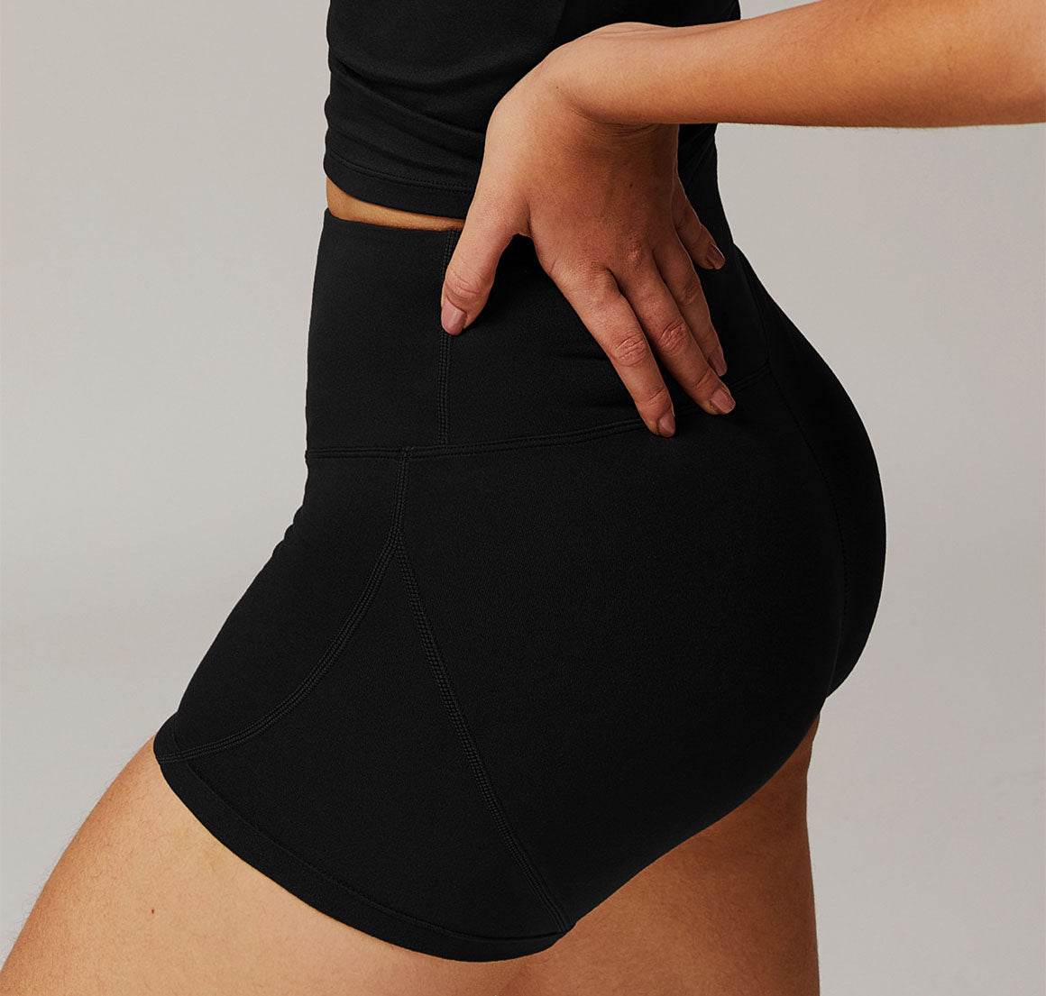 High Waisted Tummy Control Workout Biker Shorts