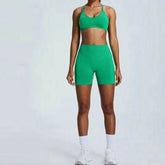 Cross Back Sports Bra with Adjustable Strap