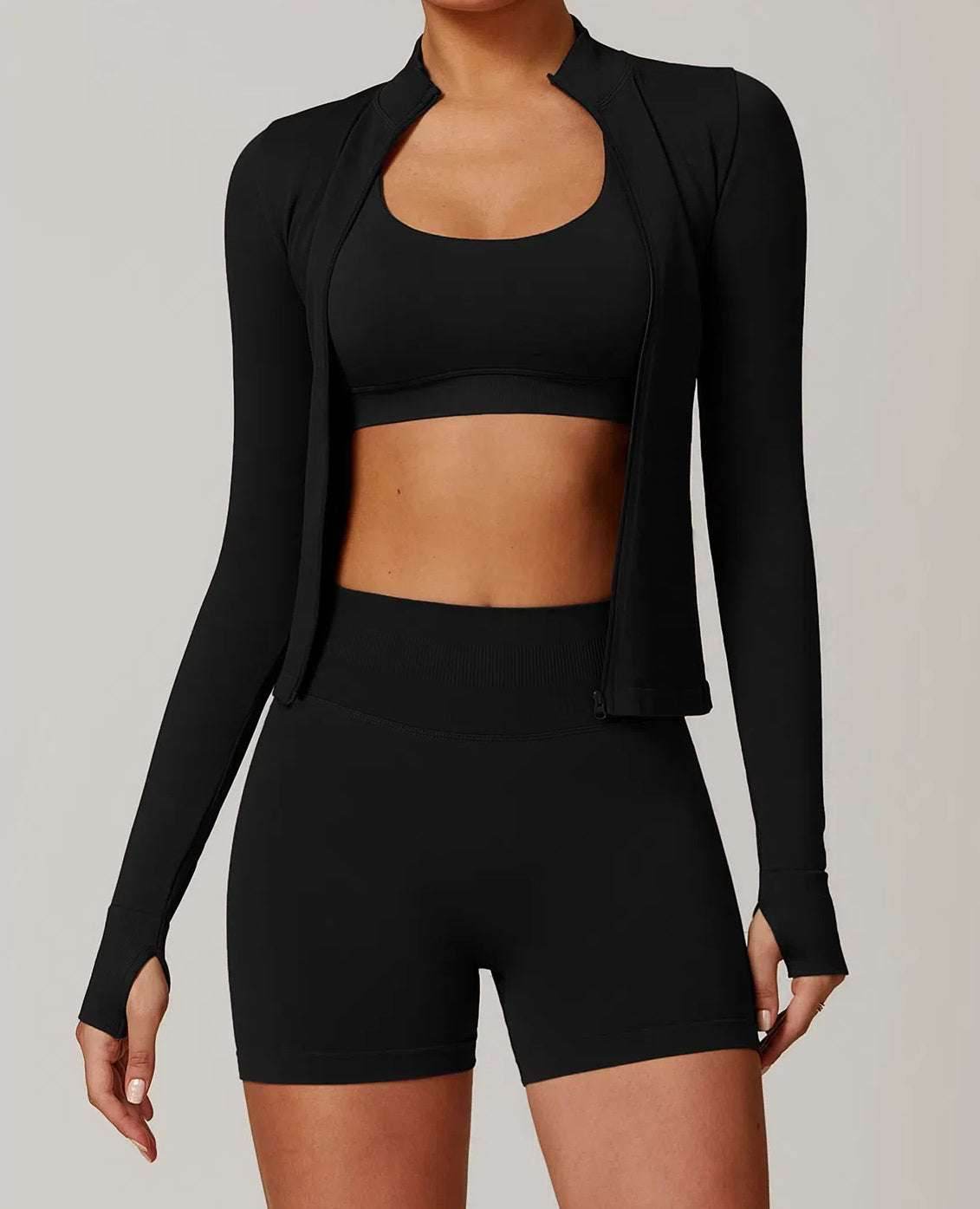 Slim Fit Full Zip Sports Jacket