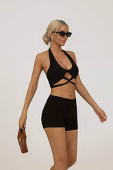 Halter Sports Bra