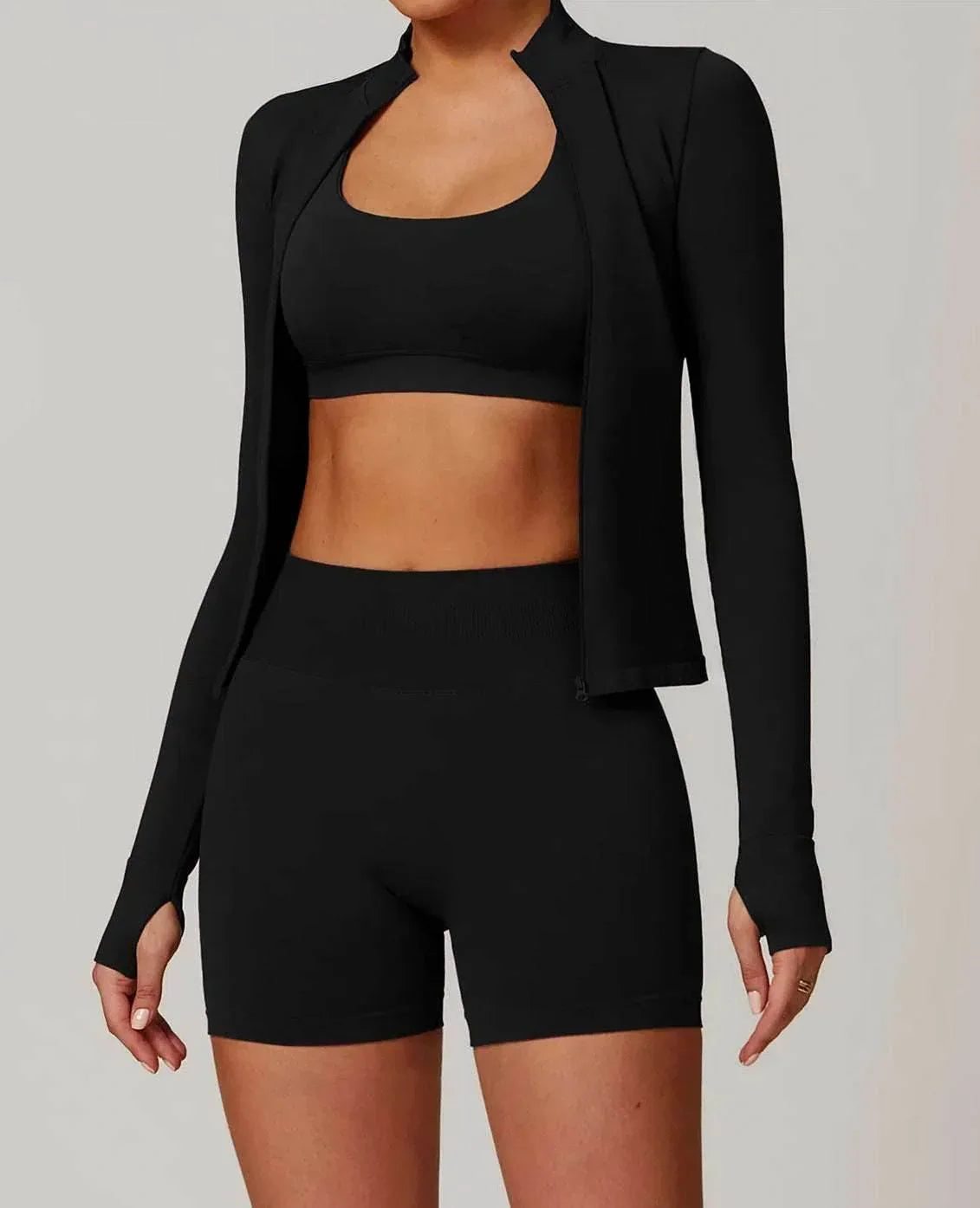 Slim Fit Full Zip Sports Jacket -