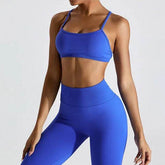 Seamless Sports Bra with Adjustable Straps