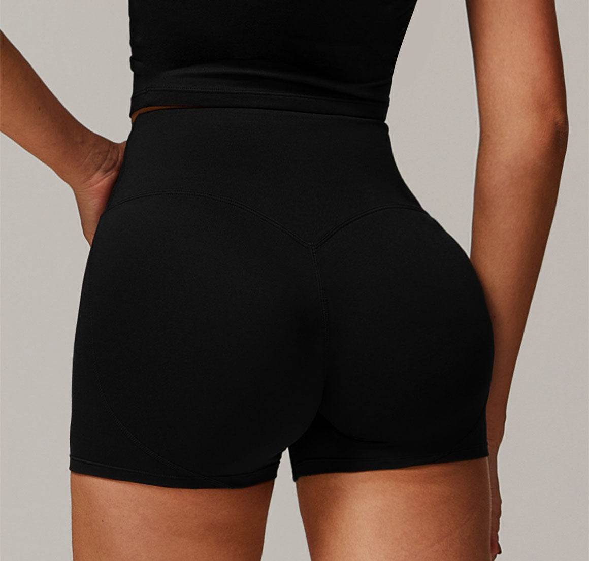 High Waisted Tummy Control Workout Biker Shorts
