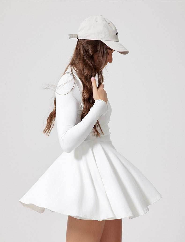 Long Sleeve Athletic Dress -
