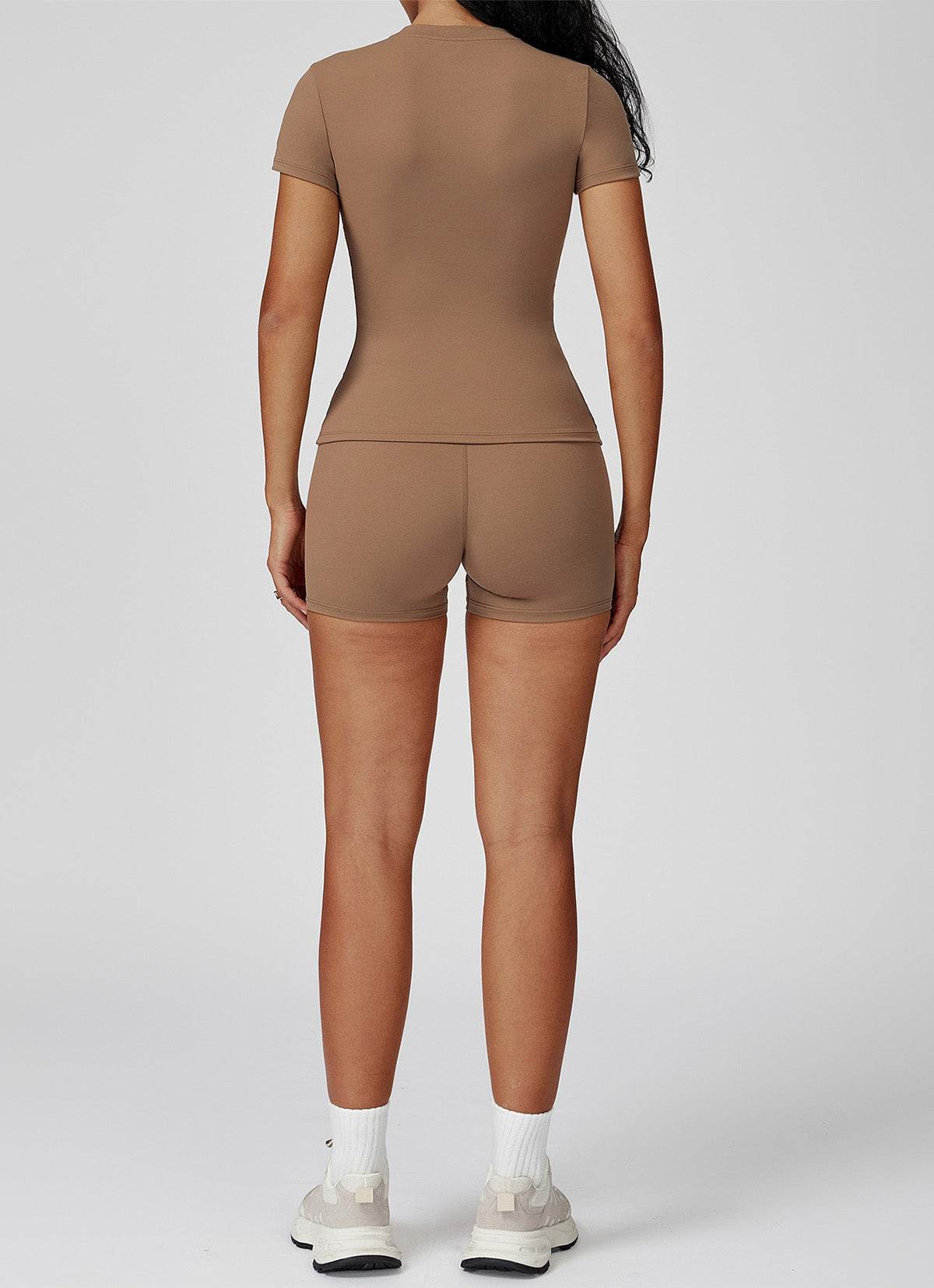 Sports Wear with Short Sleeve T-Shirt and Shorts -