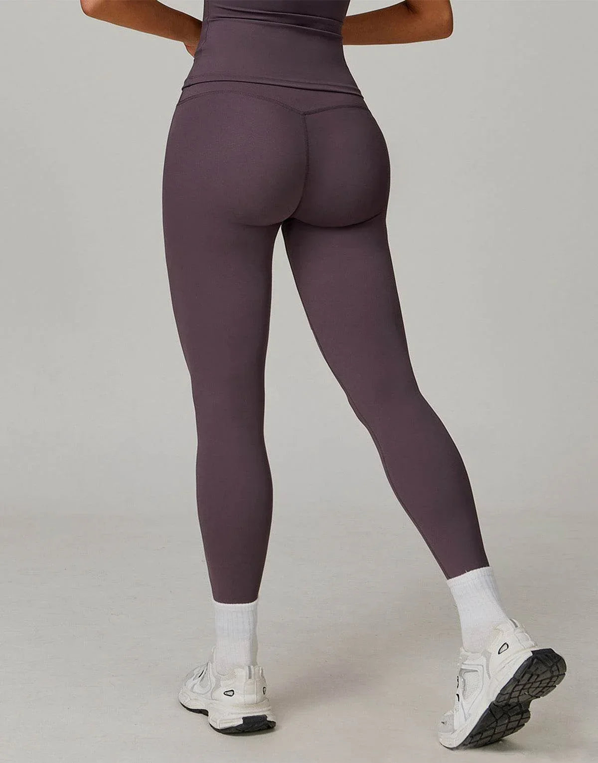 No Front Seam High Waist Sports Leggings -