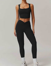 Activewear Set with Tank and Leggings
