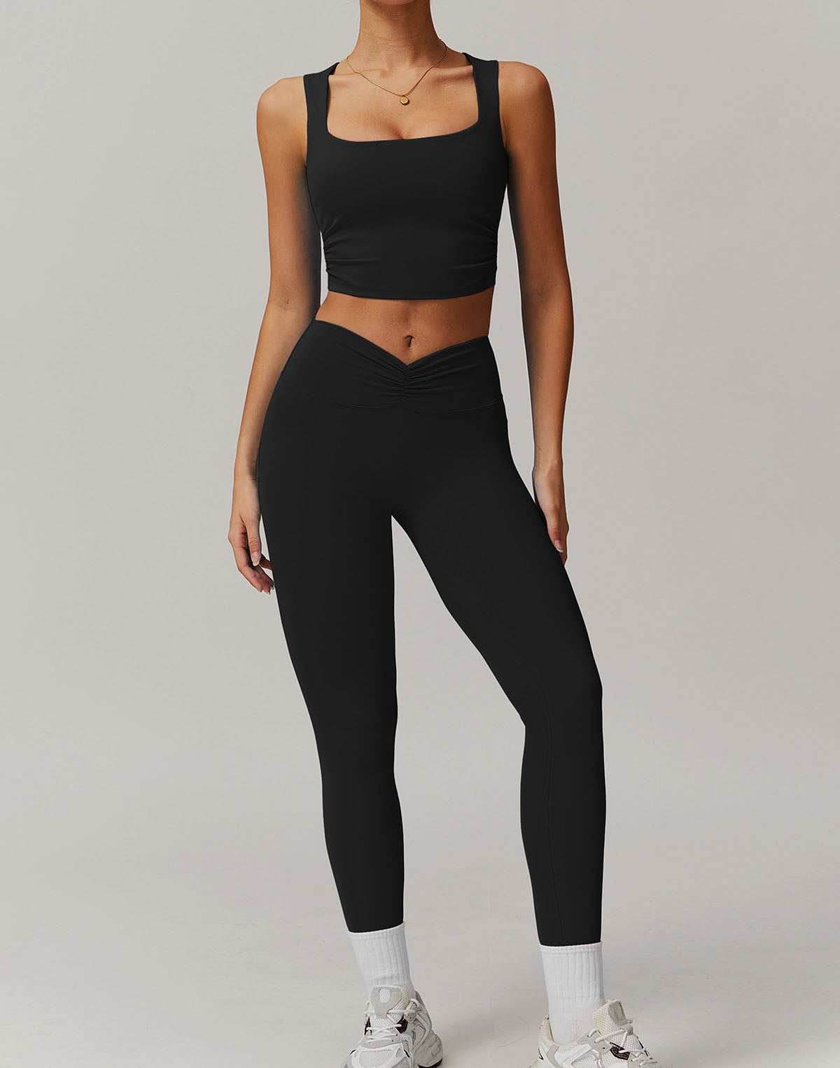 Activewear Set with Tank and Leggings