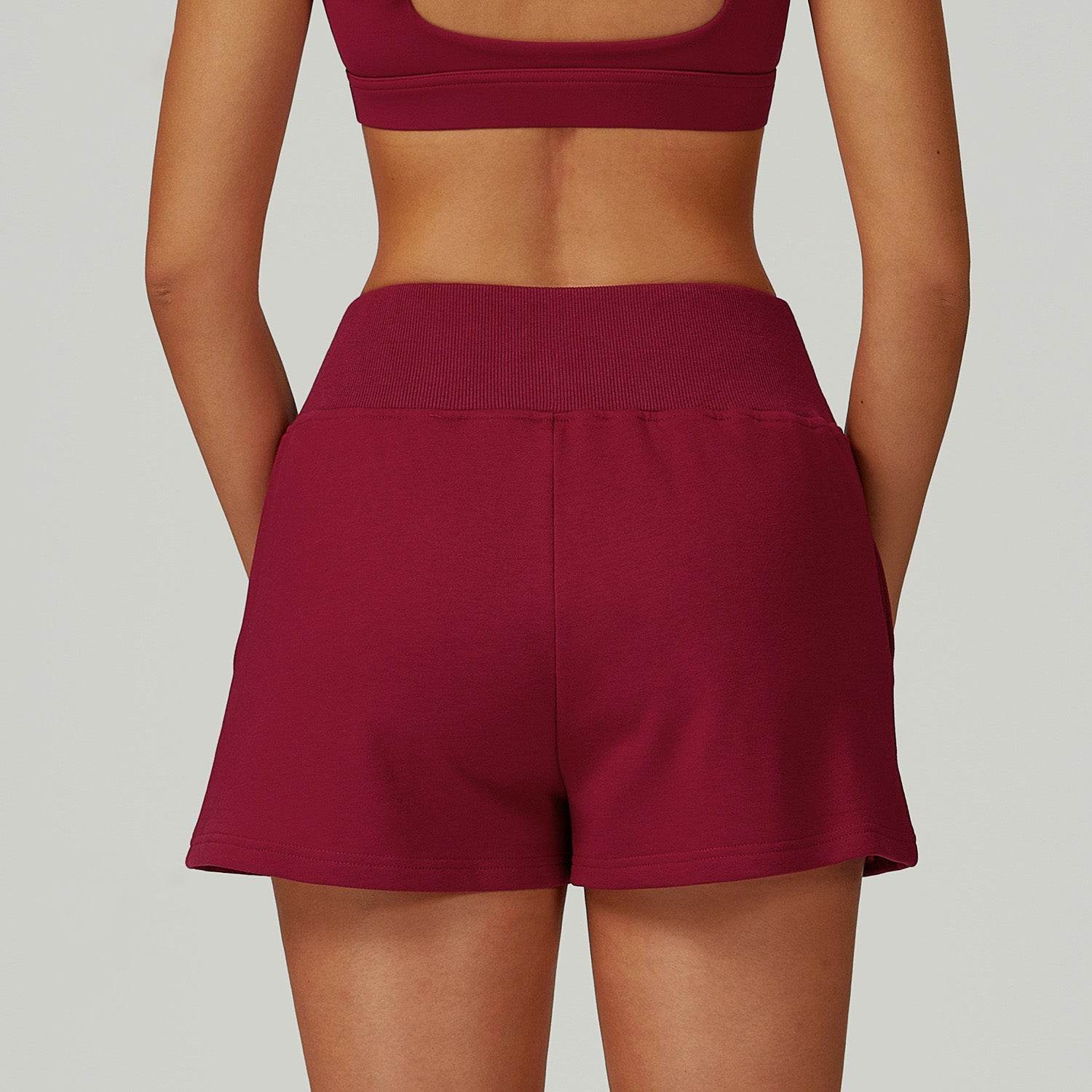 Sweat Shorts with Pockets Drawstring Casual Lounge Short