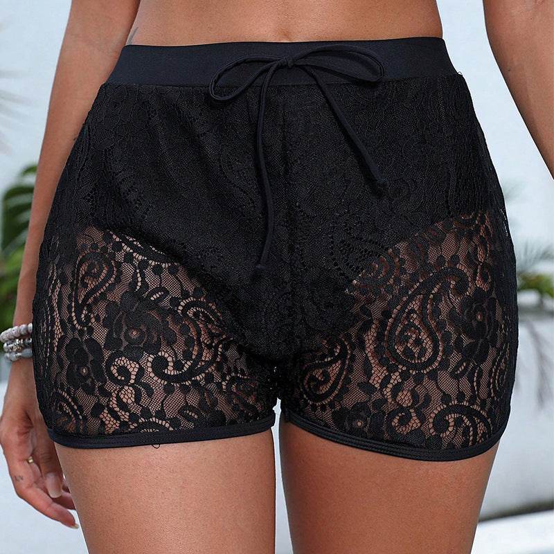 Mesh Beach Shorts Bikini Bottom