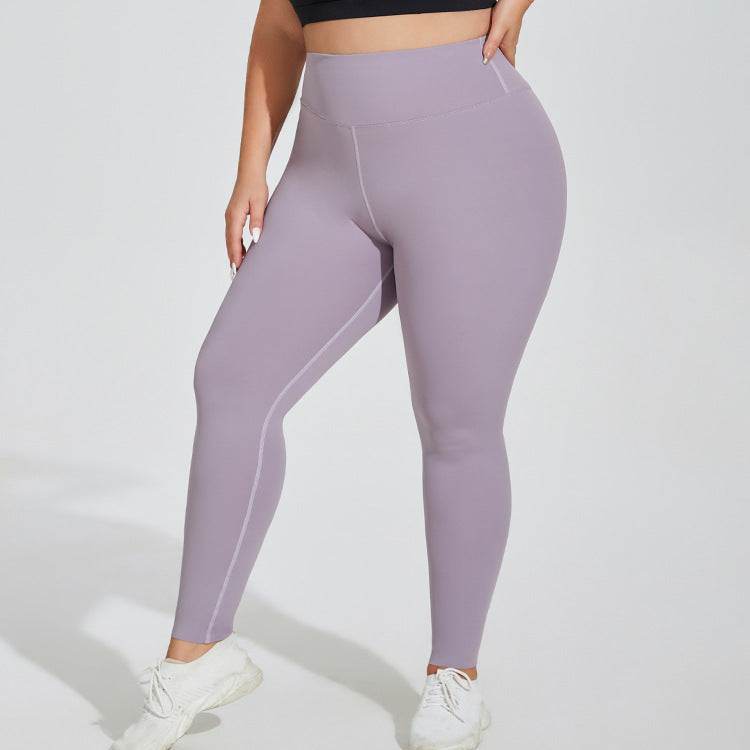 Plus Size High Waist Seamless Yoga Leggings