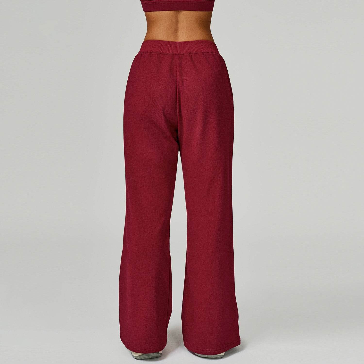 Drawstring Lounge Pants Straight Leg Joggers Trouser