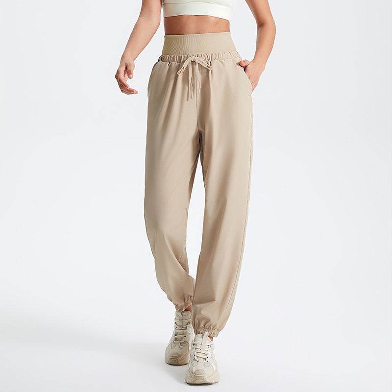 Casual High Waist Sweatpants with Drawstring