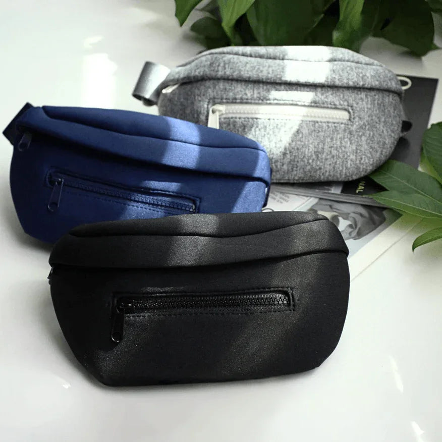Neoprene Fanny Pack Waist Bag Crossbody Bag -