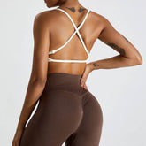Seamless Sports Bra with Adjustable Straps