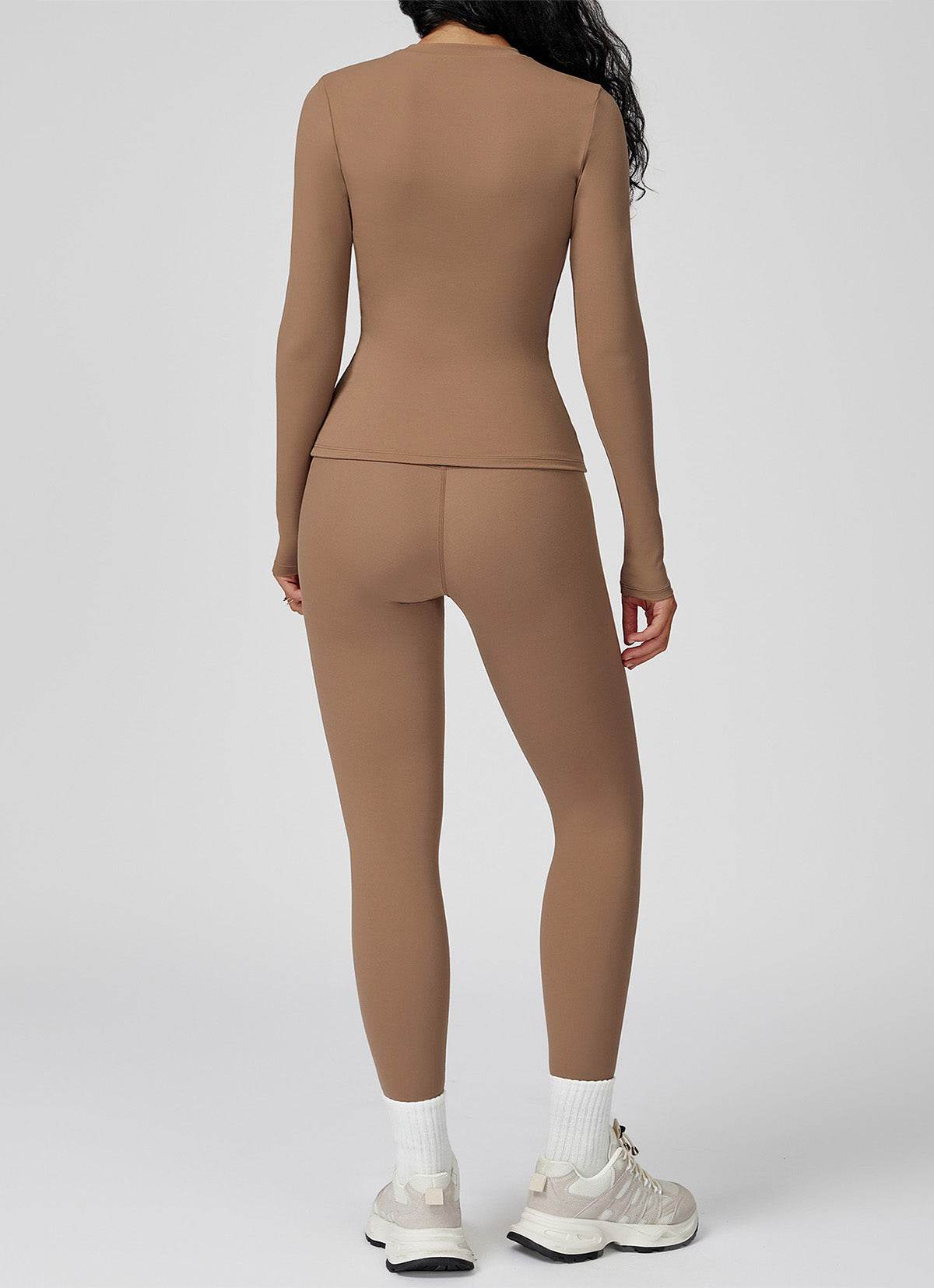 Sports Wear with Long Sleeve T-Shirt and Leggings
