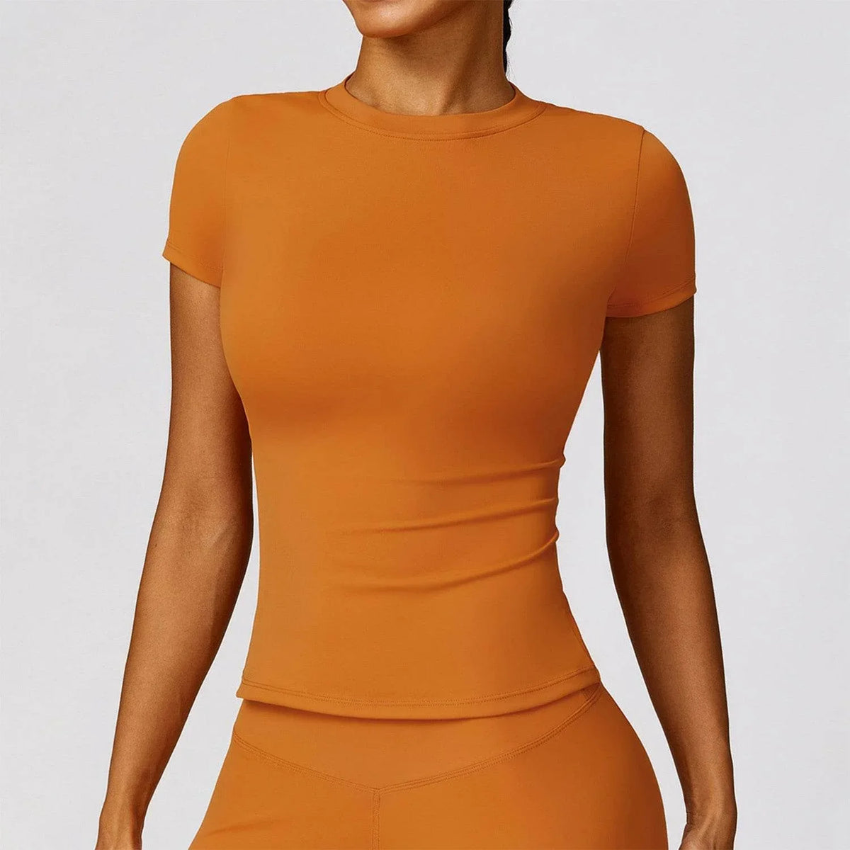 Summer Sports Short Sleeve T-Shirt - Earl Orange