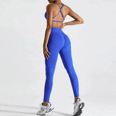 Seamless Sports Bra with Adjustable Straps