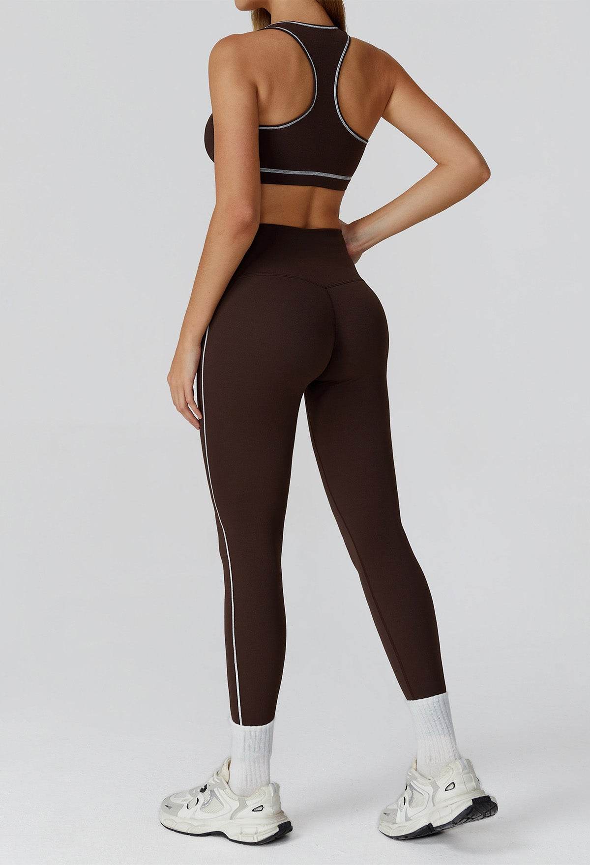 Athletic Wear with Racerback Sports Bra and Legging
