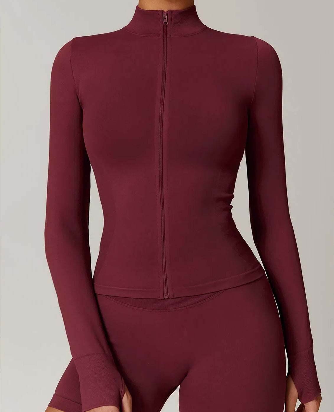 Slim Fit Full Zip Sports Jacket