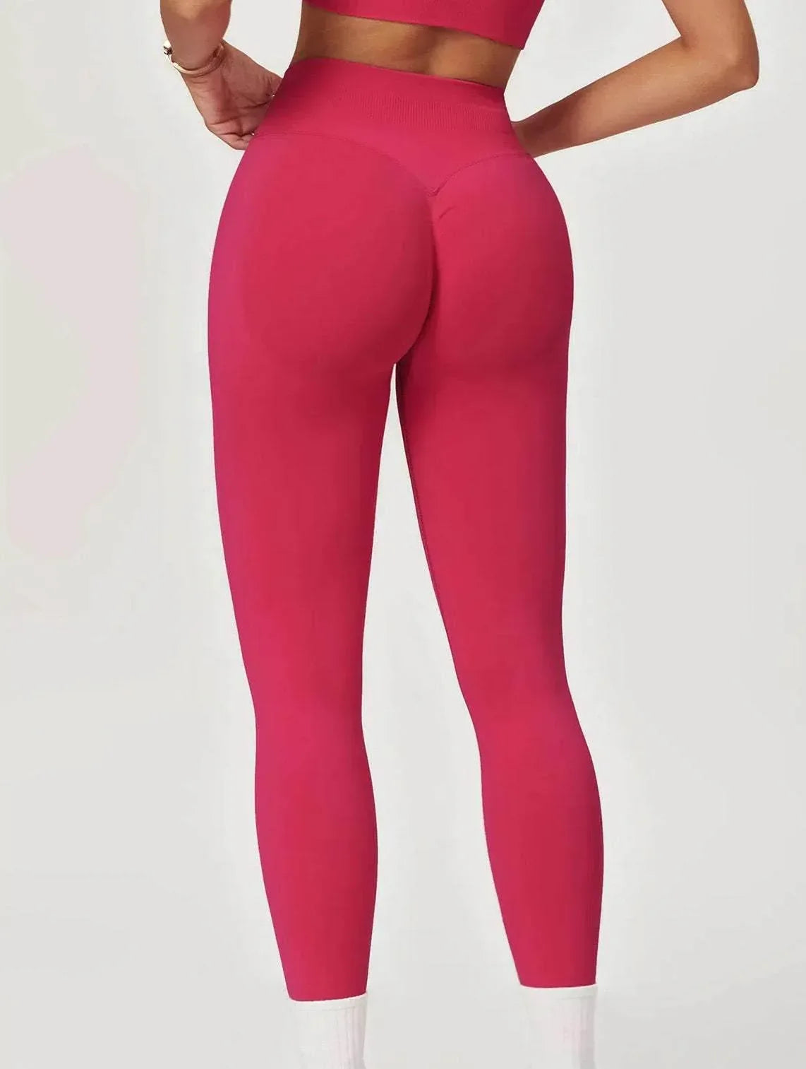 High Waist Athletic Leggings -
