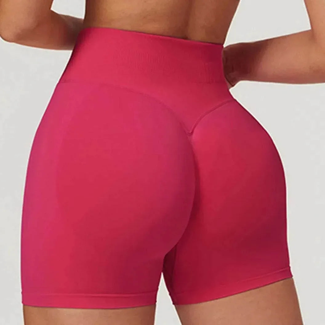 High Waisted Yoga Shorts -