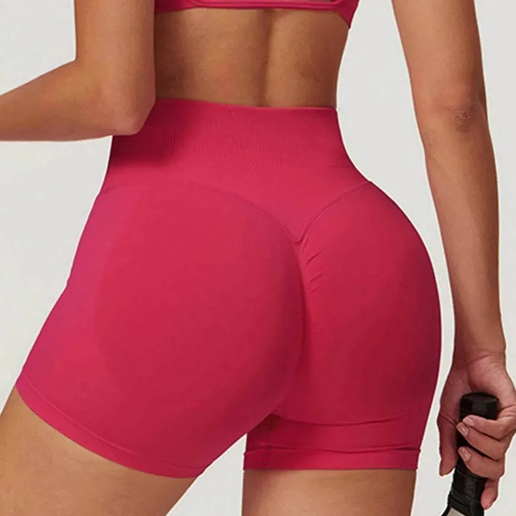 High Waisted Yoga Shorts -