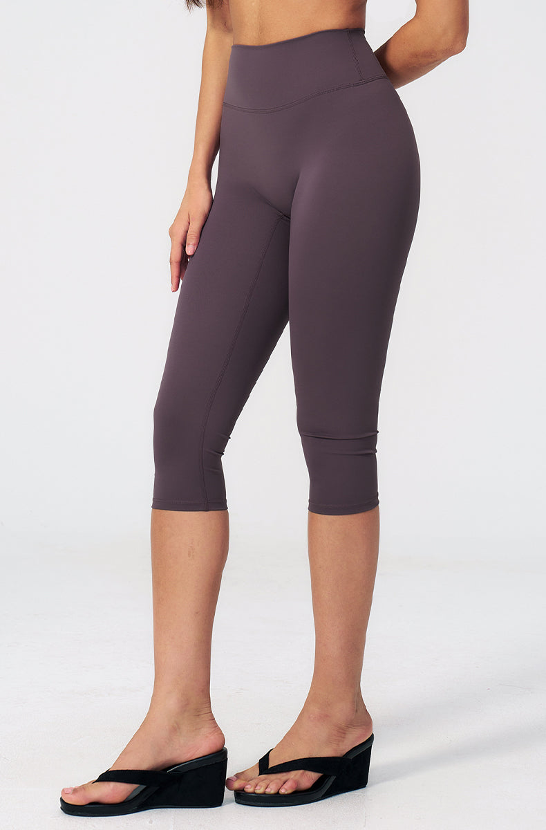 Tummy Control Capri Yoga Leggings