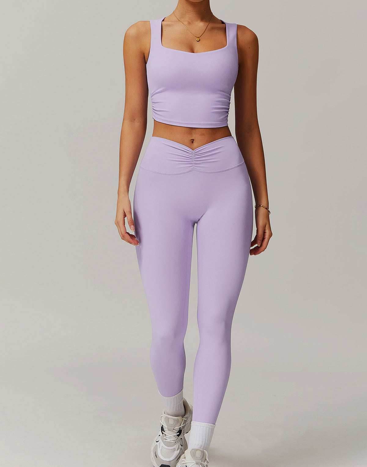 Activewear Set with Tank and Leggings