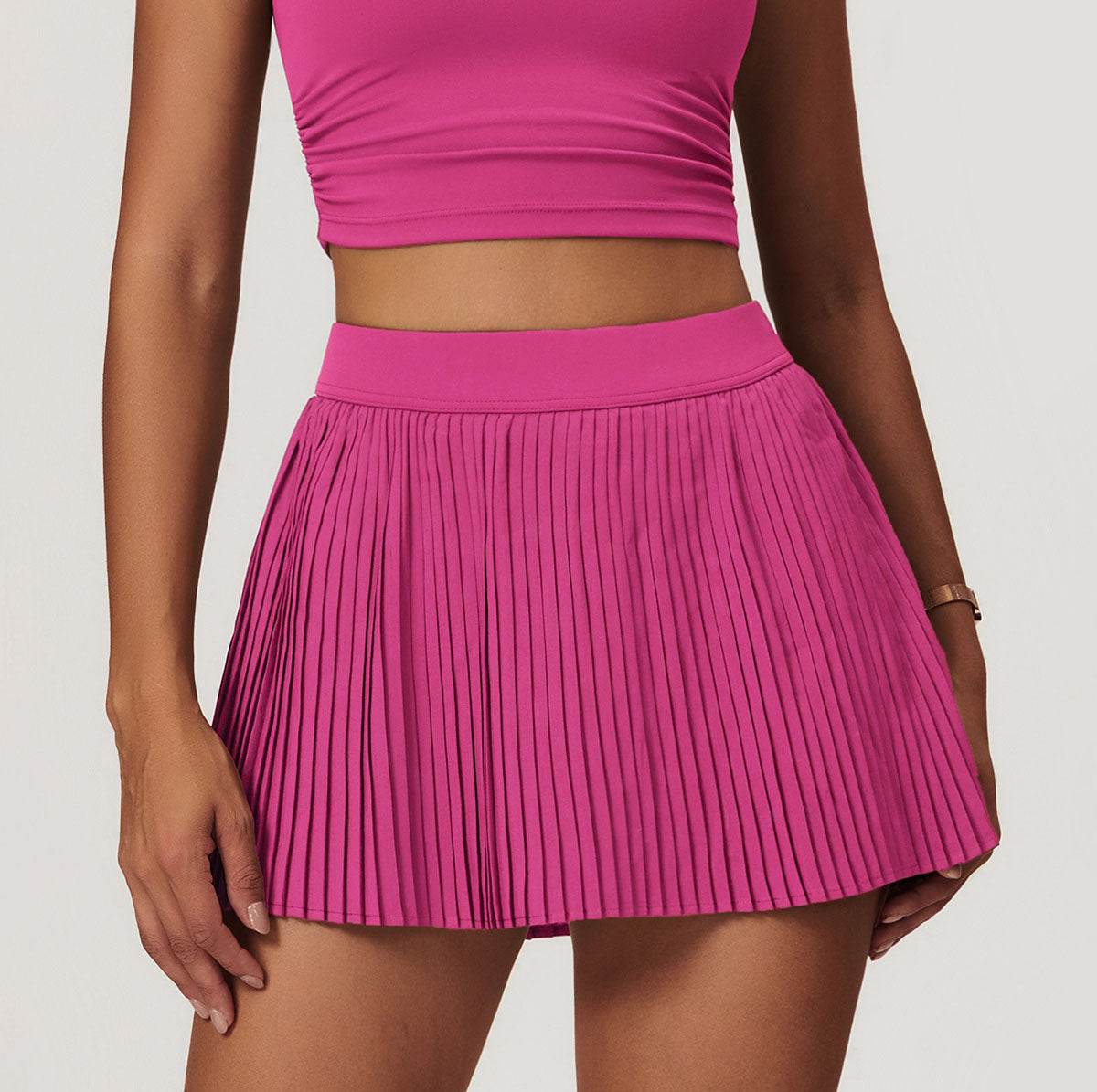 Tennis Accordion Pleated Skirt
