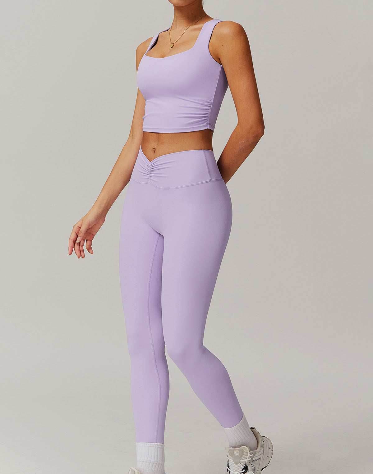 Activewear Set with Tank and Leggings