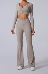 Long Sleeve Sports Yoga Set