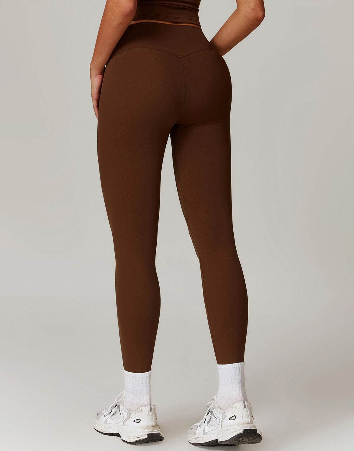 No Front Seam High Waist Sports Leggings