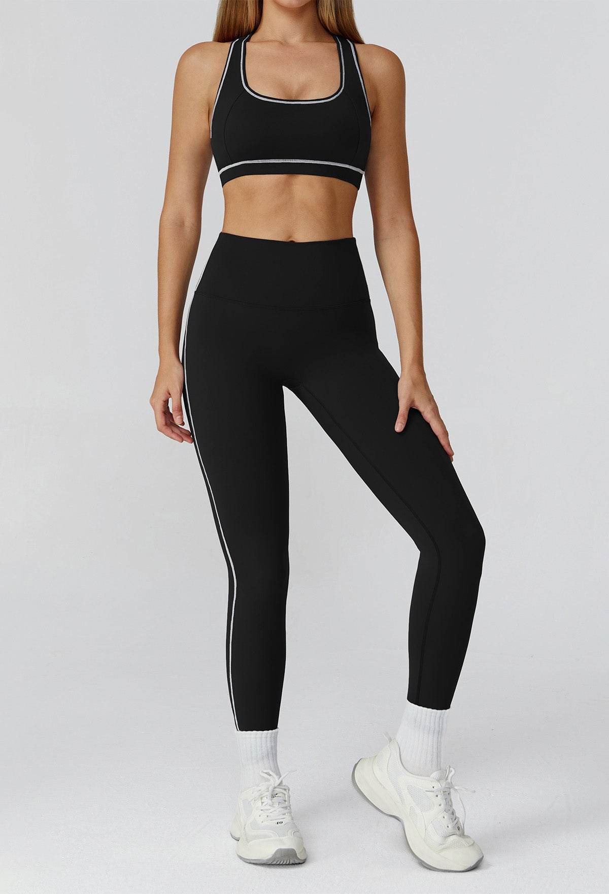 Athletic Wear with Racerback Sports Bra and Legging