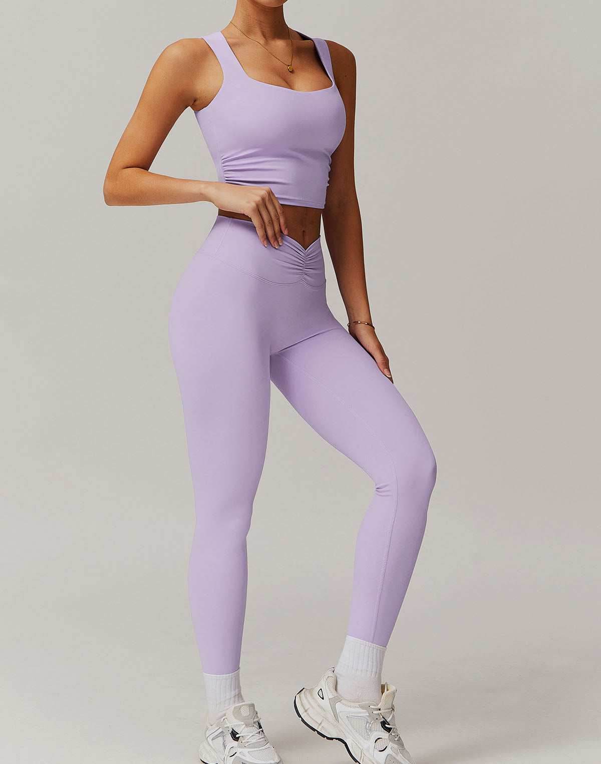 Activewear Set with Tank and Leggings