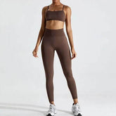 Seamless Sports Bra with Adjustable Straps