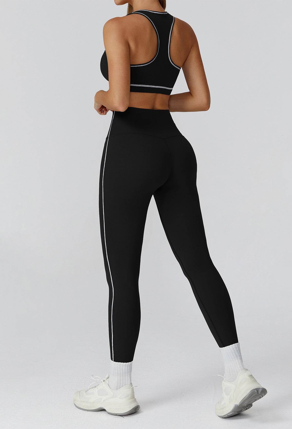 Athletic Wear with Racerback Sports Bra and Legging