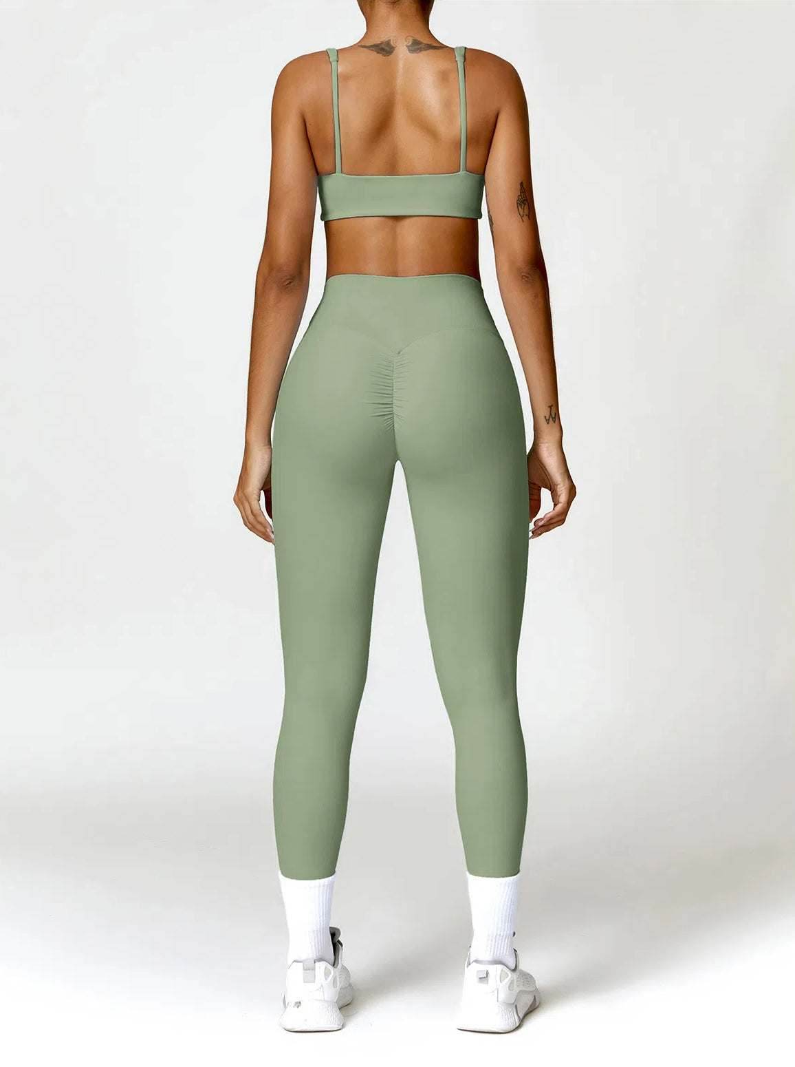 Yoga Wear Set With Bra and Leggings