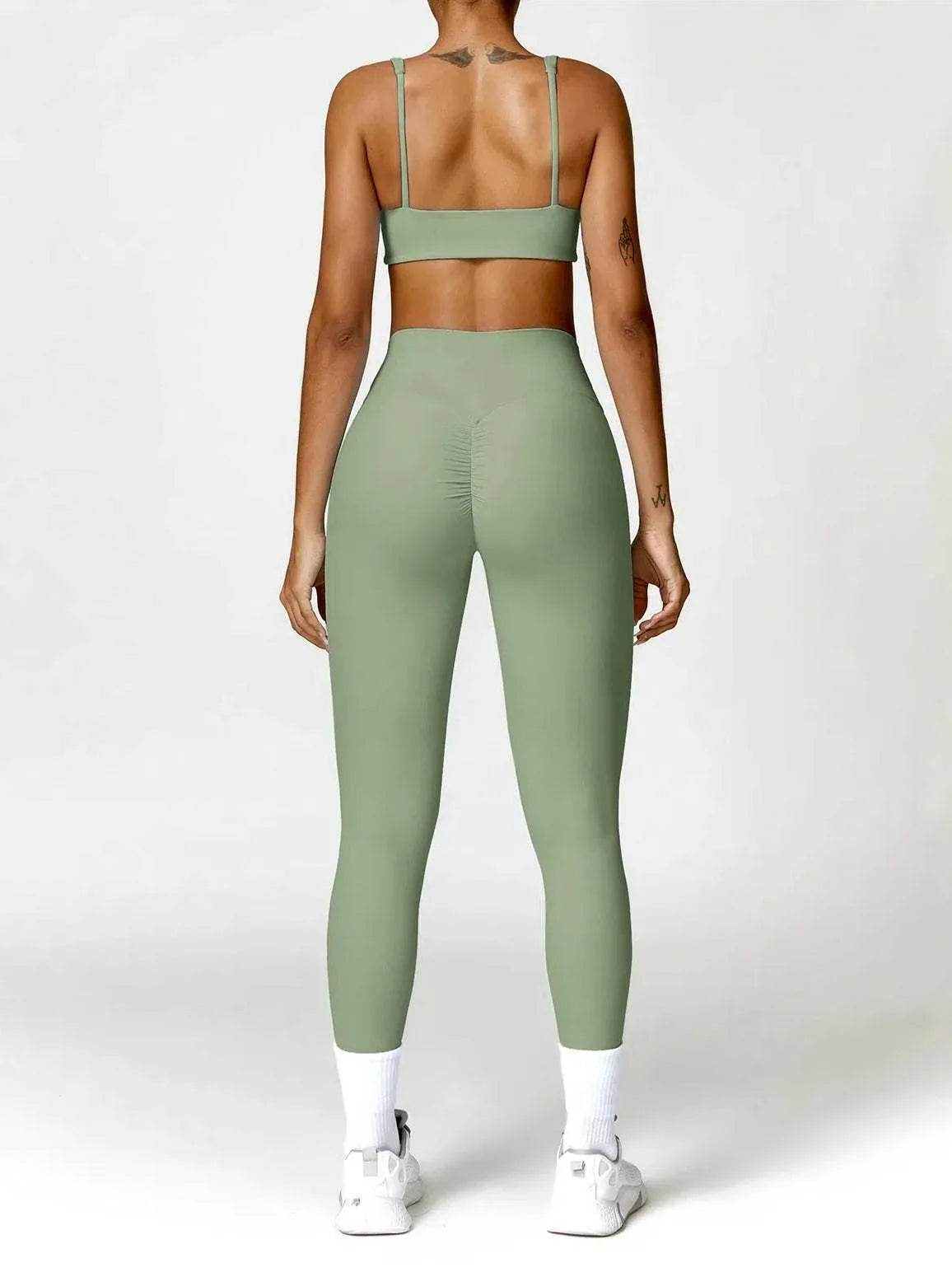 Yoga Wear Set With Bra and Leggings -