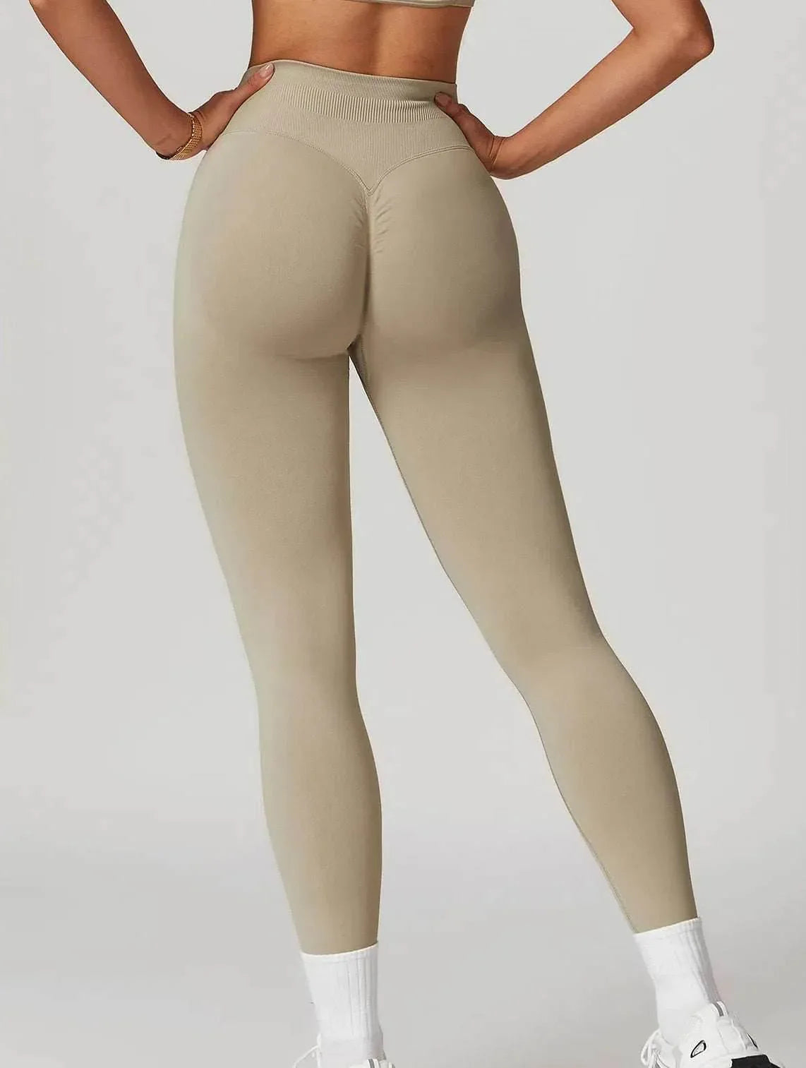 High Waist Athletic Leggings -