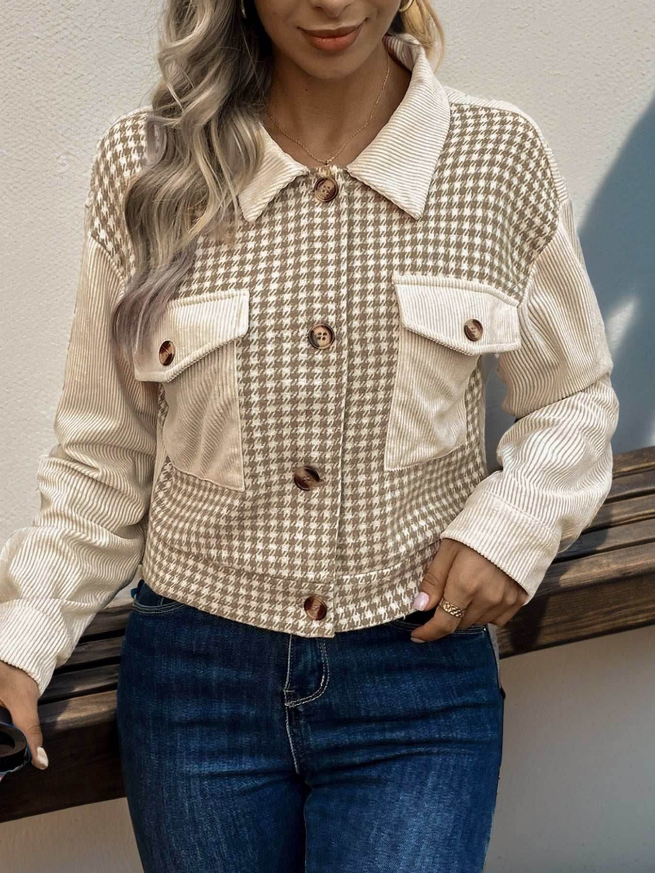 Cropped Corduroy Jackets